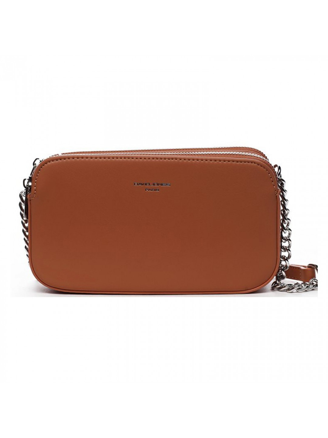 Dámská crossbody kabelka David Jones Viela – oranžovo-hnědá